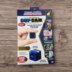 Cop Cam Motion Activated HD Security Camera with Swivel Clip and 8GB Memory Card